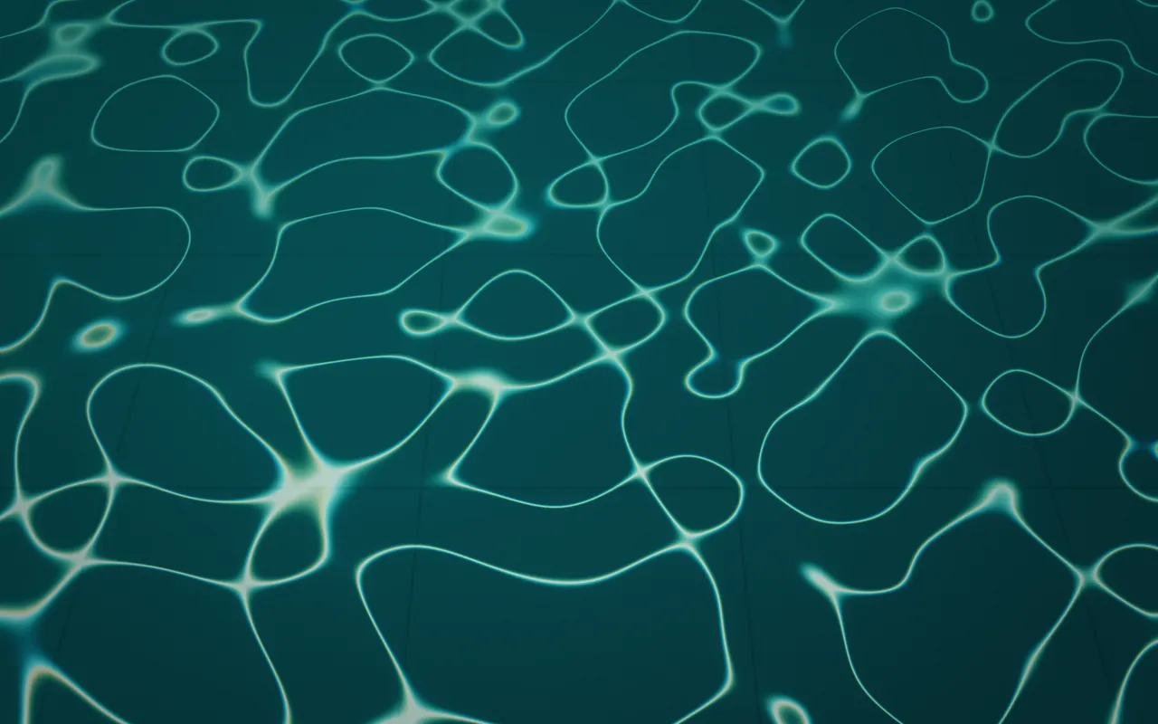 MacScapes Tidepool vibe: light caustics in a lagoon